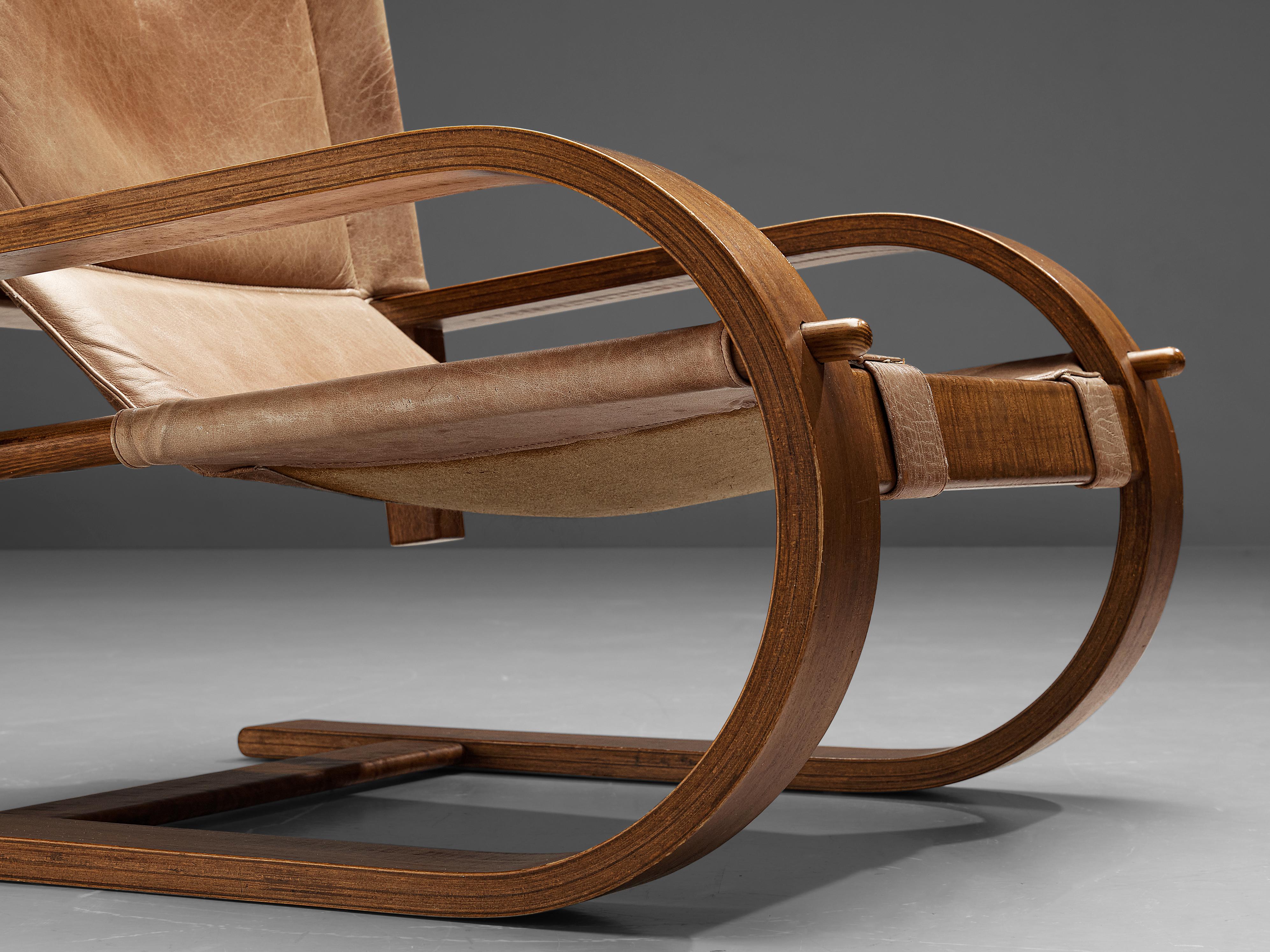 Mid-Century Modern De Pas, D'Urbino and Lomazzi for Poltronova 'Scacciapensieri' Lounge Chairs