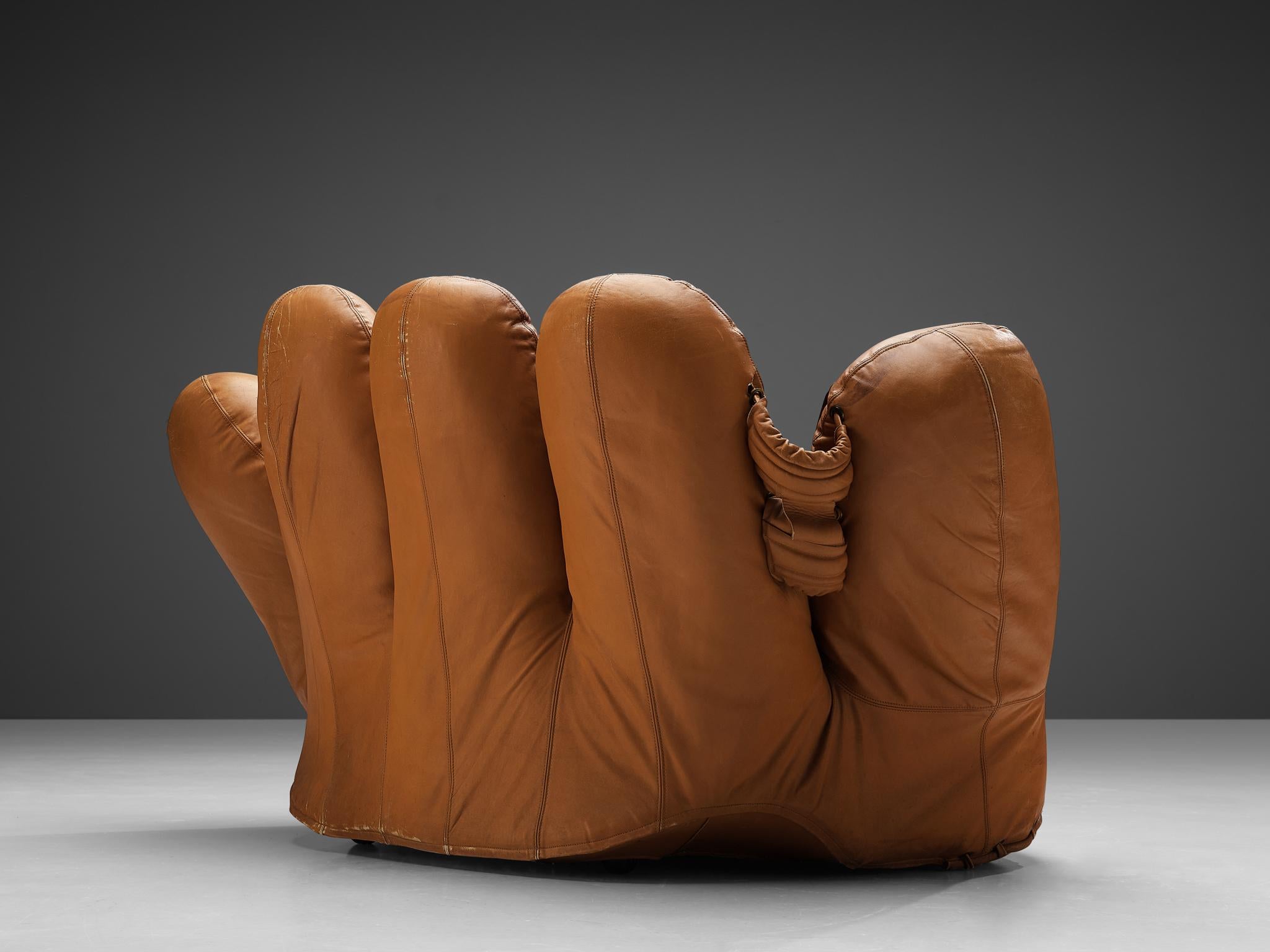 De Pas D'urbino and Lomazzi 'Joe Seat' in Cognac Leather  3