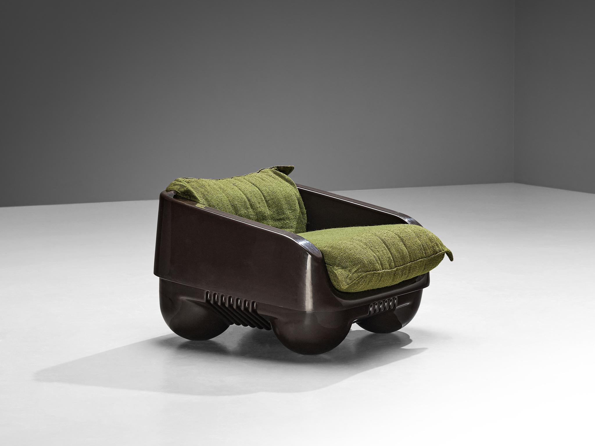 De Pas, D’Urbino & Lomazzi for Ampaglas Pair of 'Shaula' Lounge Chairs  For Sale 4