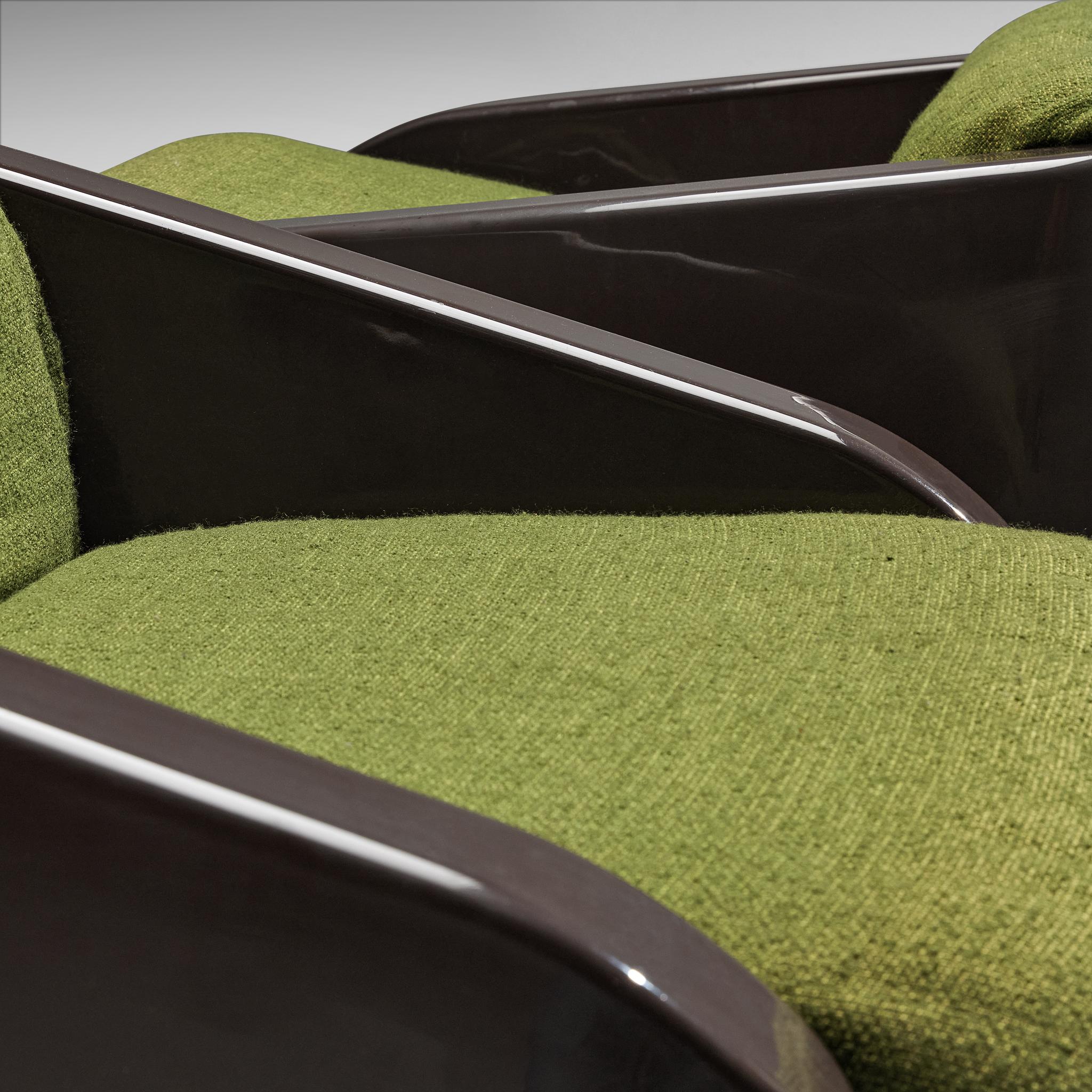 De Pas, D’Urbino & Lomazzi for Ampaglas Pair of 'Shaula' Lounge Chairs For Sale 5