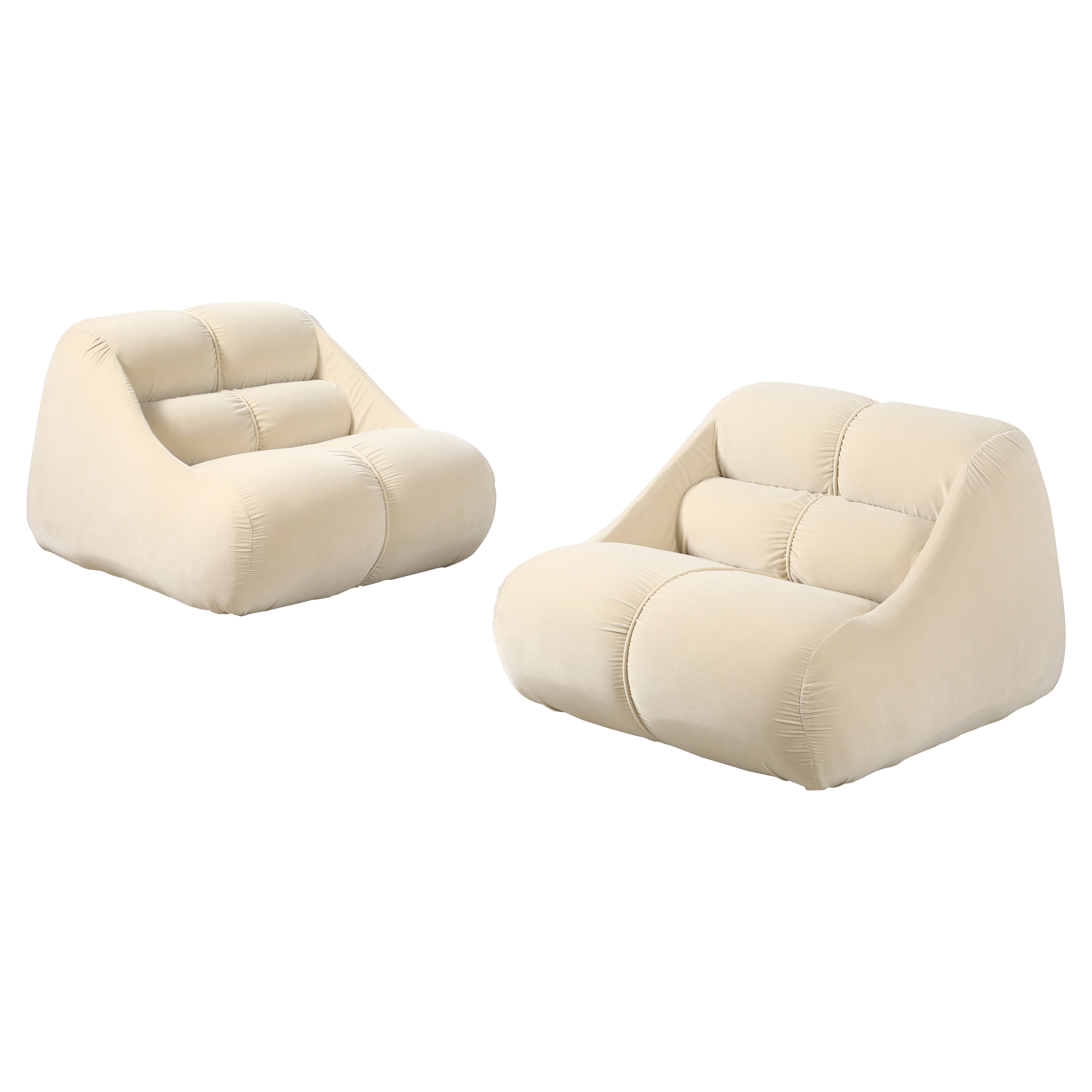 De Pas, D
Urbino, Lomazzi pour BBB Bonacina Paire de chaises longues 
Ciuingam
 1967