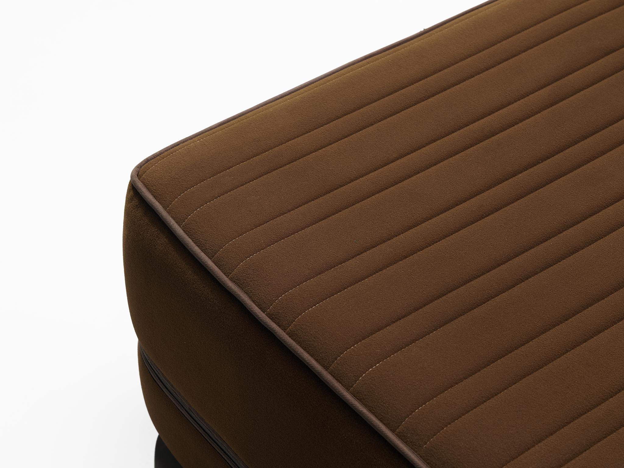 De Pas, D'Urbino & Lomazzi for Zanotta 'Settebello' Canapé sectionnel Vert Brown en vente 1
