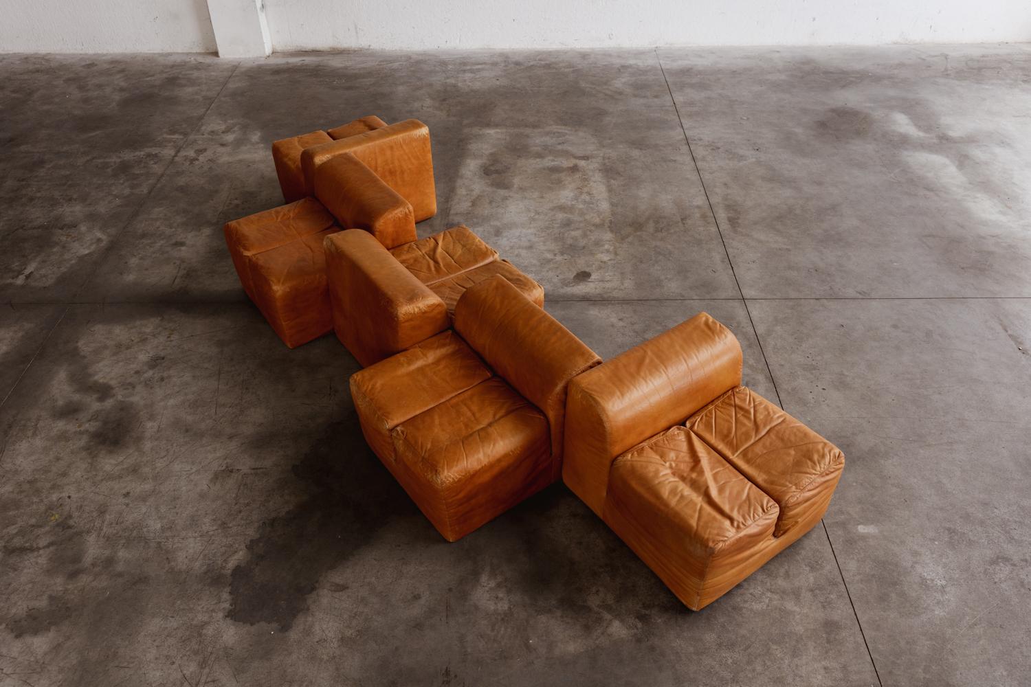 Modulares Sofa „Ipercubo 200“ von Lomazzi für Driade, D'Urbino, 1970er Jahre im Angebot 5