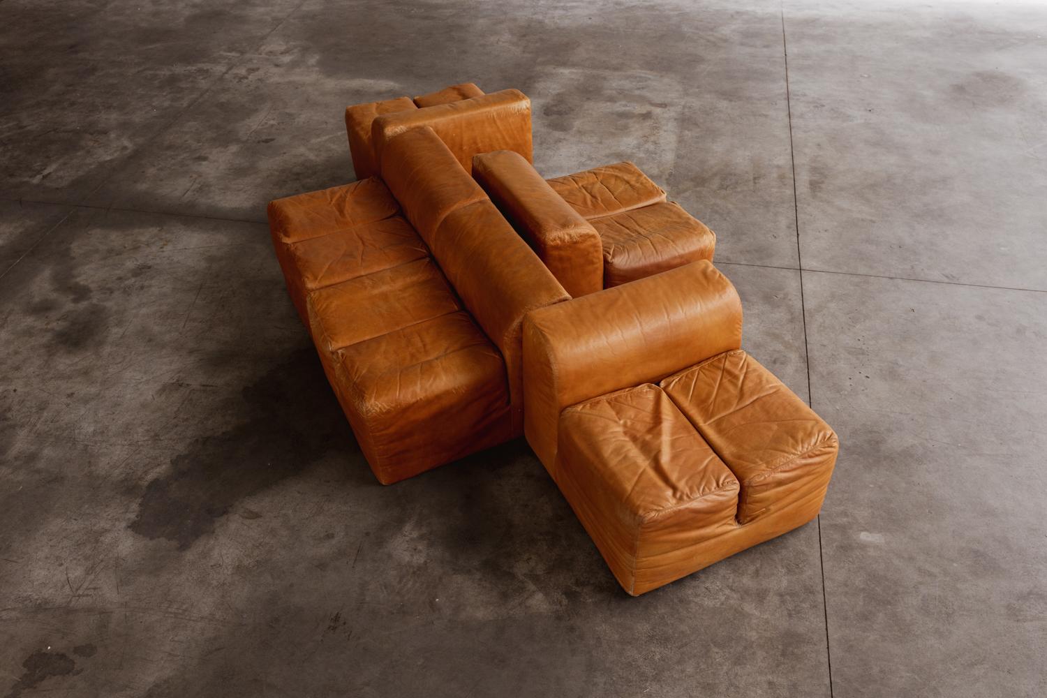 Modulares Sofa „Ipercubo 200“ von Lomazzi für Driade, D'Urbino, 1970er Jahre im Angebot 9