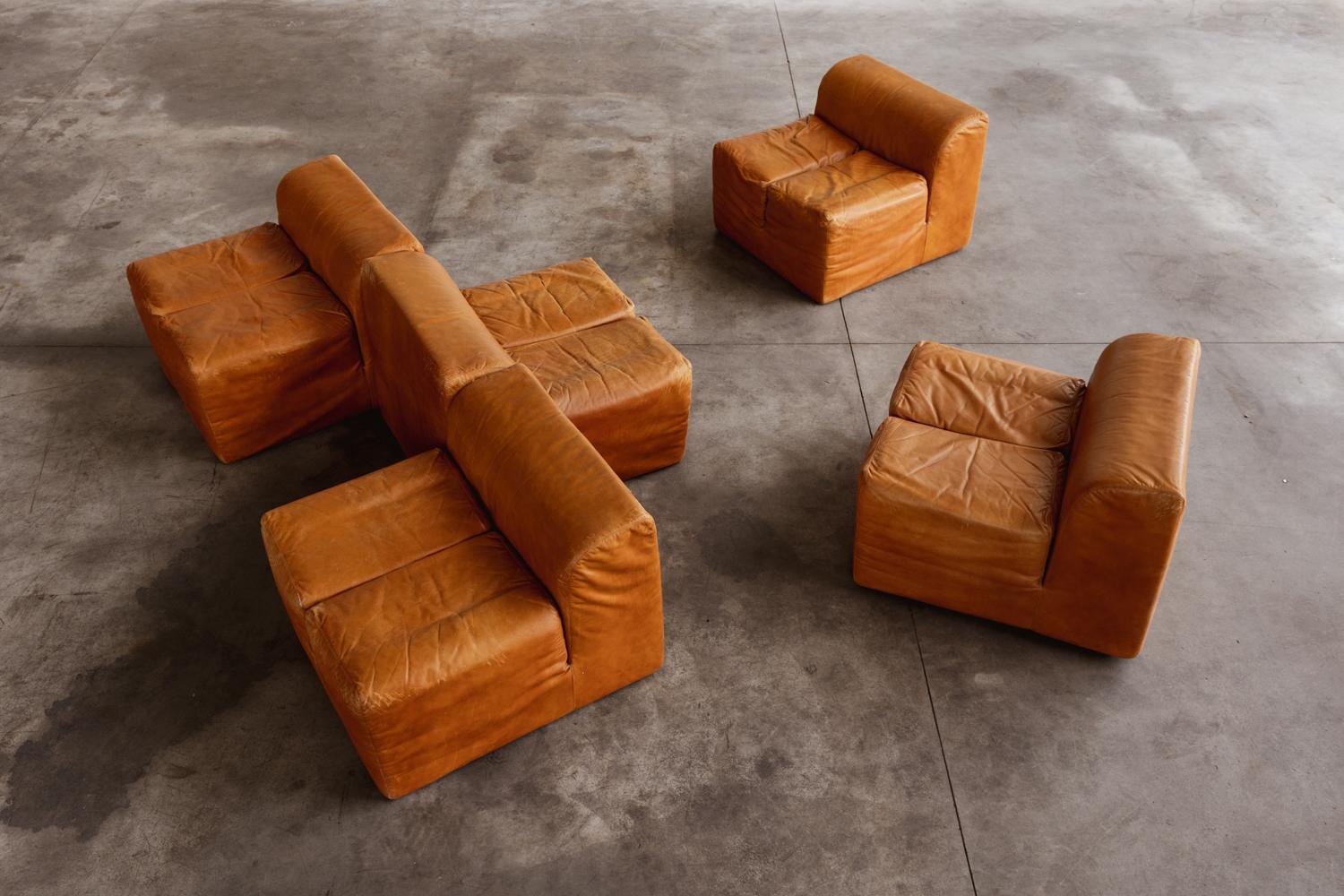 Modulares Sofa „Ipercubo 200“ von Lomazzi für Driade, D'Urbino, 1970er Jahre im Angebot 1