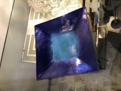 De Poli “Gio’Ponti” Centerpiece/Pocket Emptier Enameled Copper, 1950, Italy