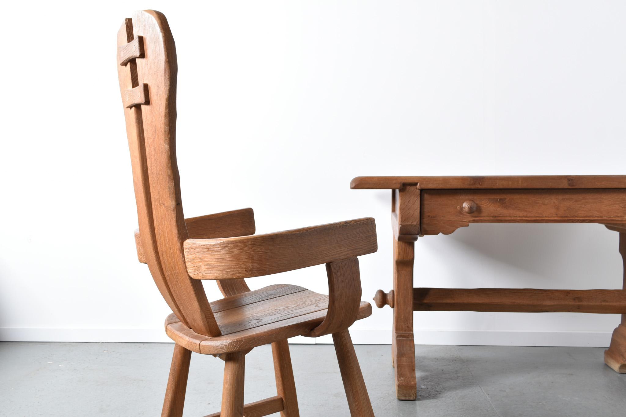 Late 20th Century De Puydt Desk and chair set