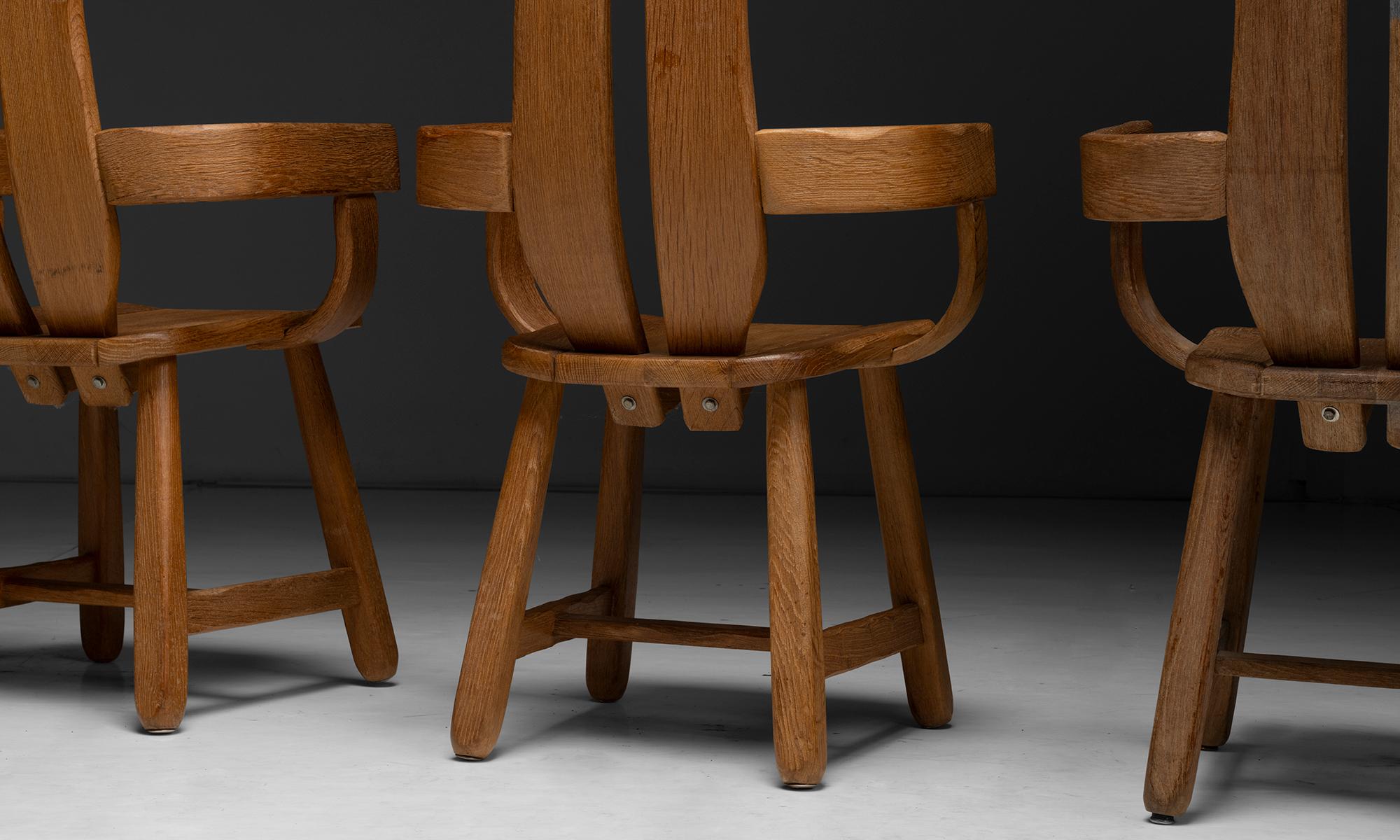 Sedie da pranzo De Puydt. Belgio, circa 1970 in vendita 1