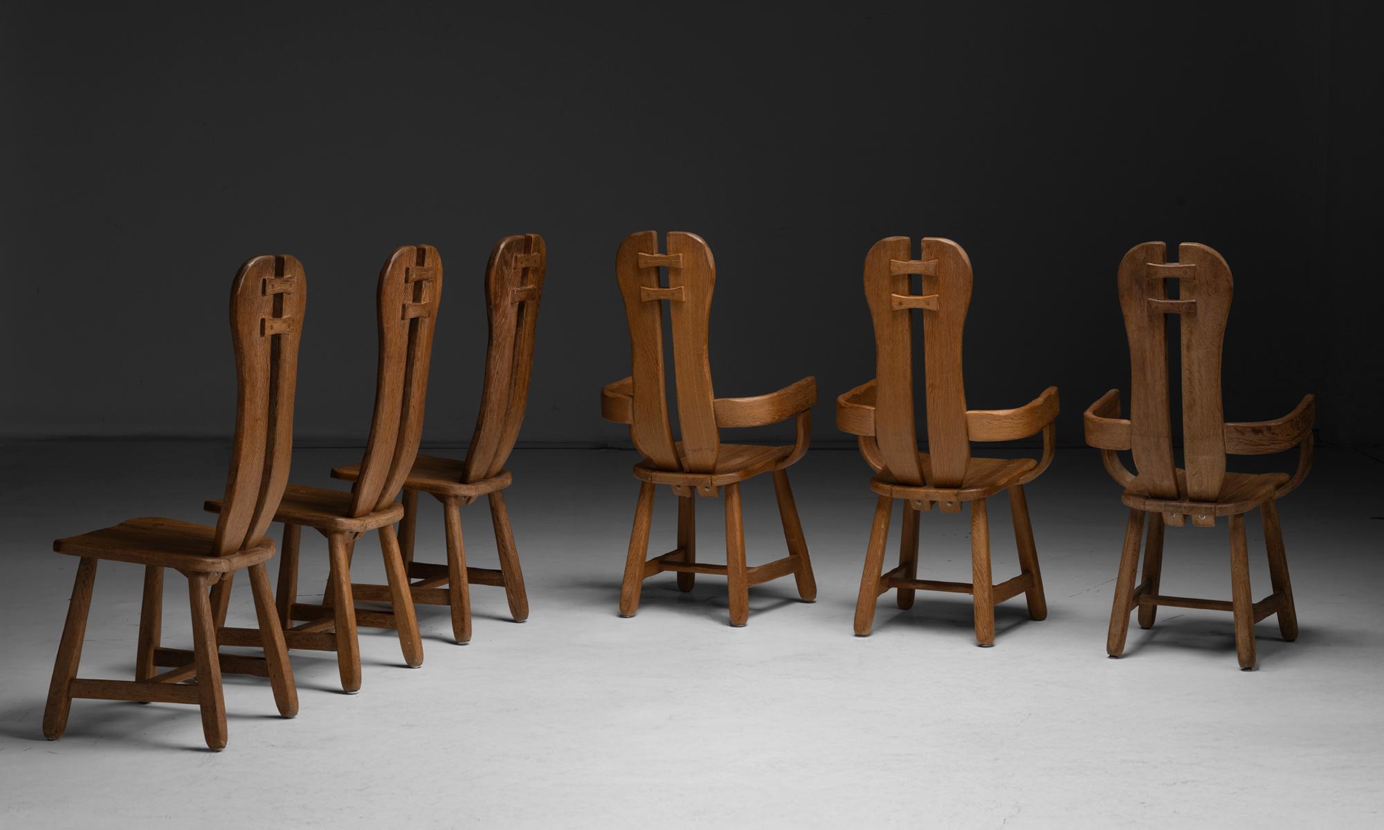 Sedie da pranzo De Puydt. Belgio, circa 1970 in vendita 2