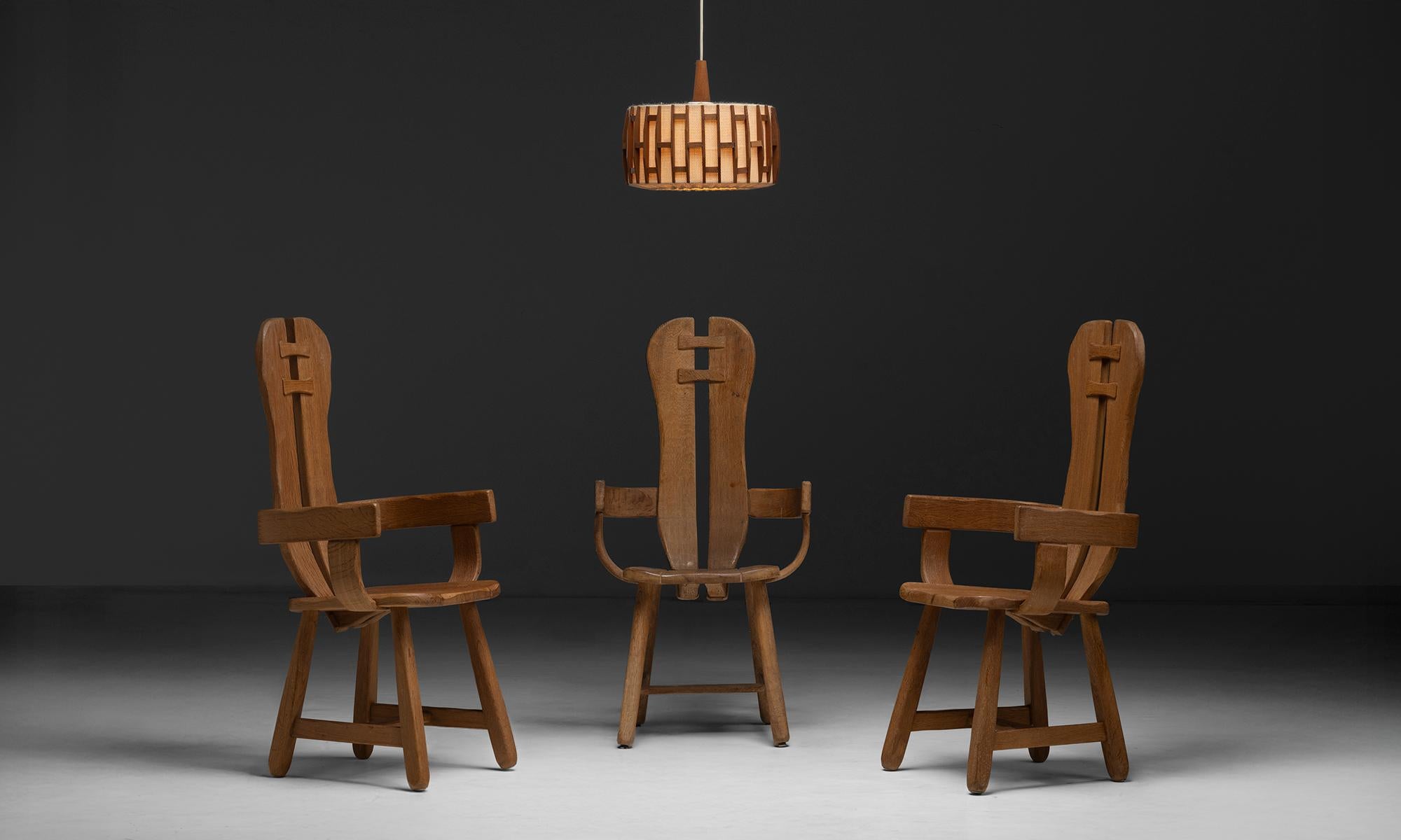 Sedie da pranzo De Puydt. Belgio, circa 1970 in vendita 3