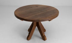 De Puydt Round Dining Table, Belgium, circa 1970