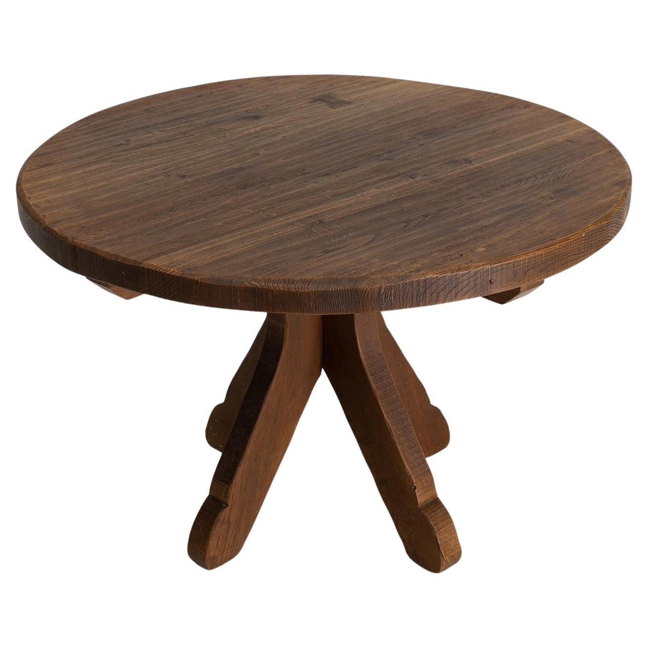 De Puydt Round Dining Table, Belgium, circa 1970