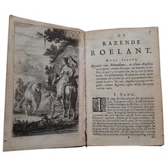 Antique De Razende Roelant 'Dutch Edition of Orlando Furioso' by Schipper, 1649