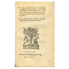 De re hortensi libellus, a 16th Century Children's Gardening Book