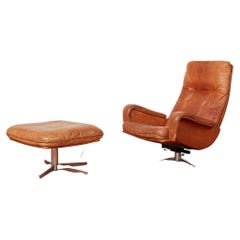 De Sede Chair and Ottoman