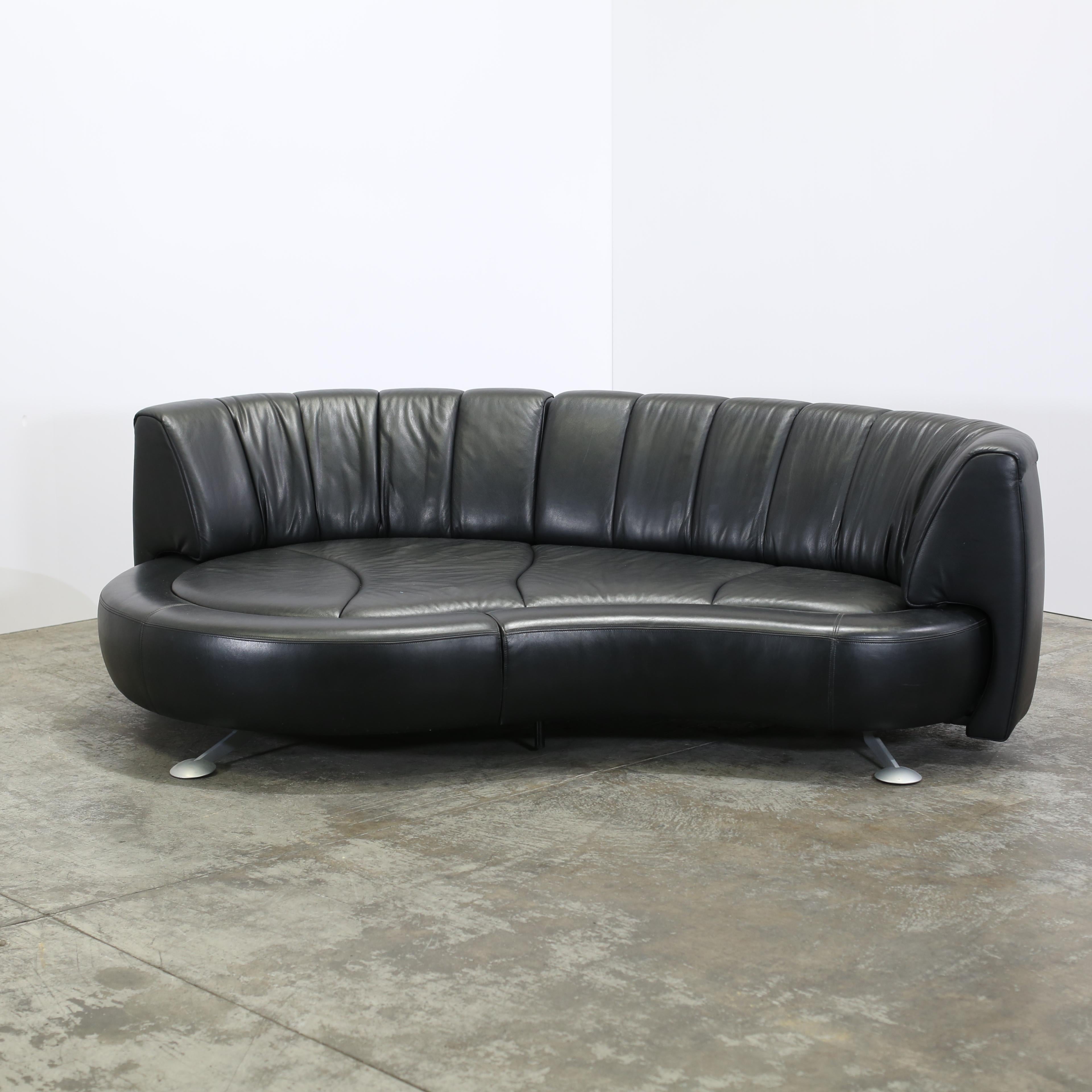 XXIe siècle et contemporain Canapé en cuir 164/29 de Sede par Hugo de Ruiter en vente