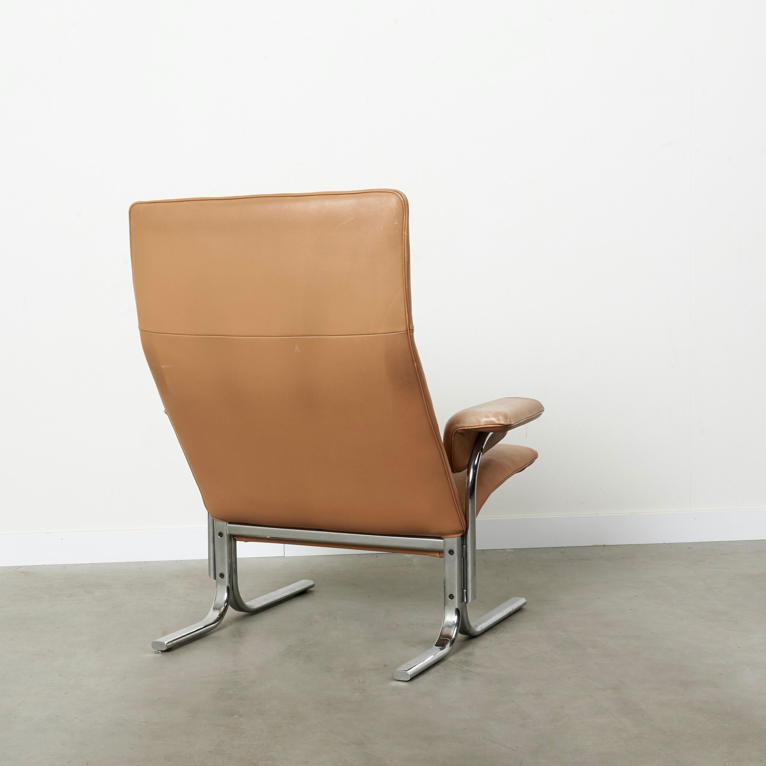 Leather De Sede 2030 lounge chair, 1980s