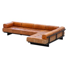 De Sede 2x Daybed & modular Sofa DS80 in cognac Leather 1969 Mid Century Modern