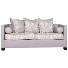 De Sede 3000 Edition Designer-Sofa aus Lederstoff in Grau mit zwei Sitzen