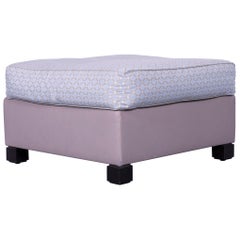 De Sede 3000 Edition Leather Fabric Foot-Stool Grey Bench