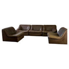 Vintage De Sede 5 Piece Sectional Sofa