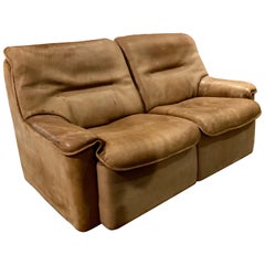 De Sede-63 Two-Seater Buffalo Leather, Switzerland, 1970s