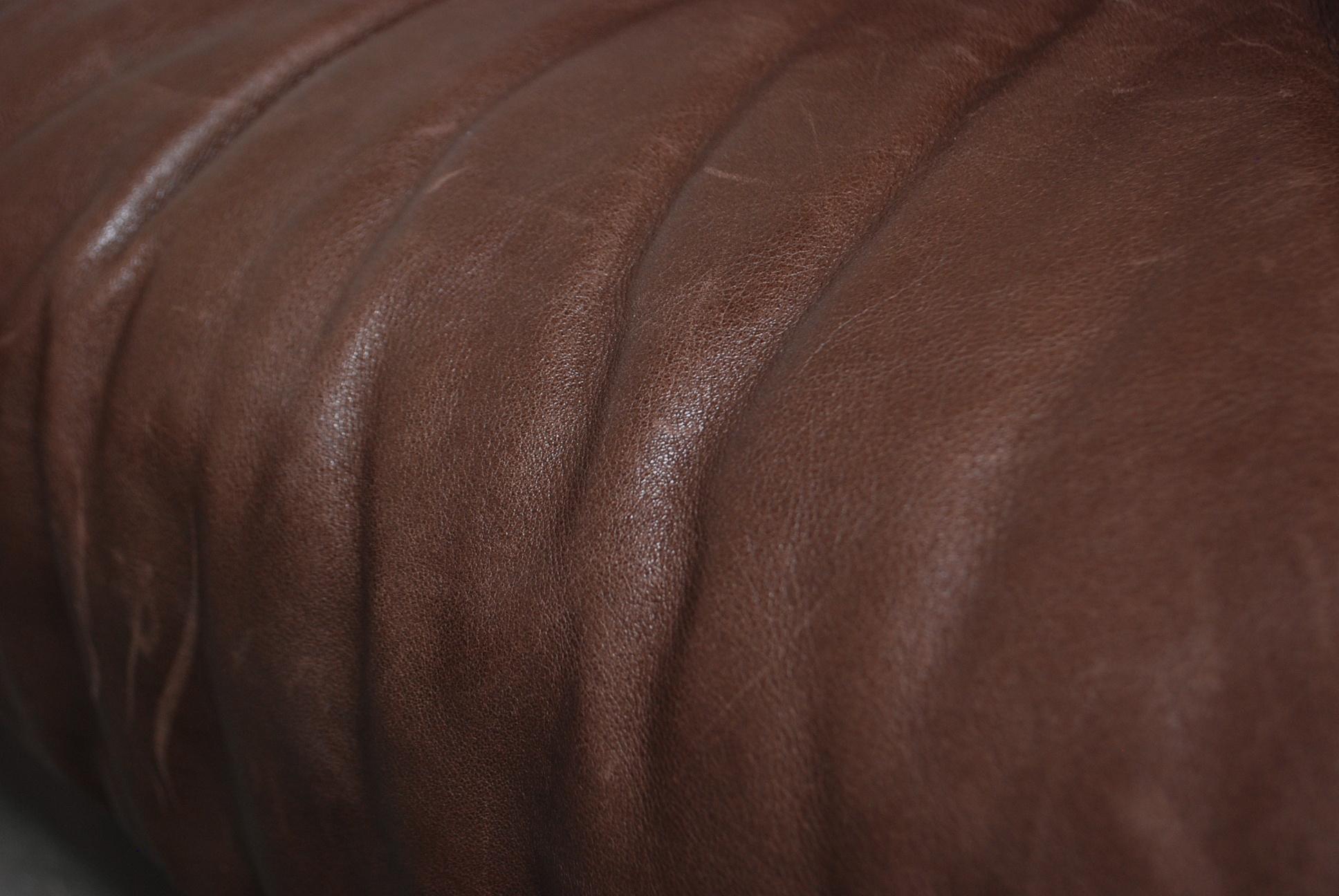 De Sede DS- 14  6x Modul Vintage Leather Sofa Brown 5
