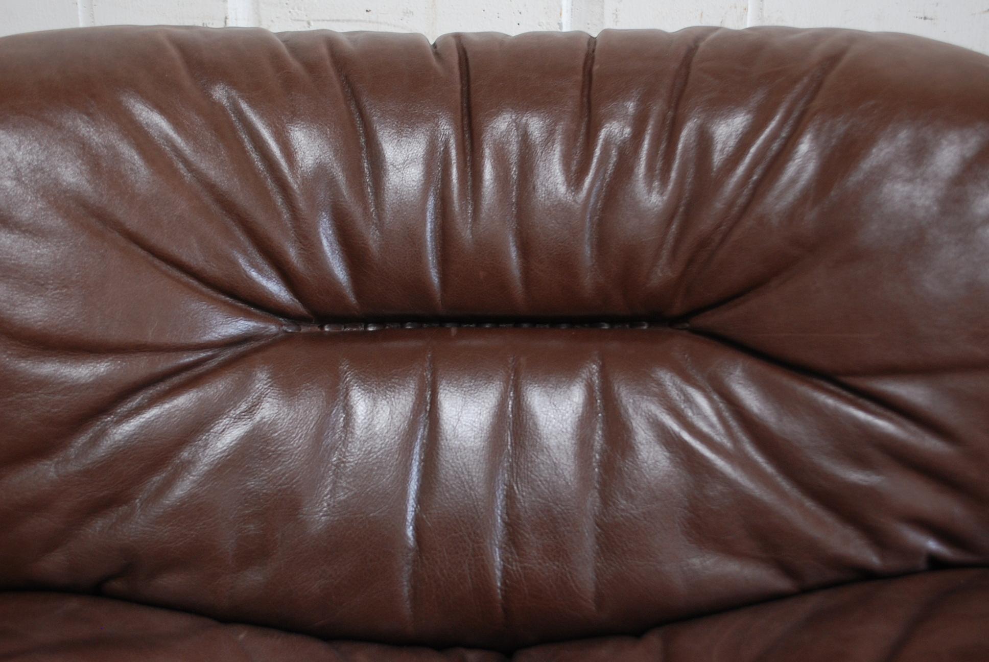 De Sede DS- 14  6x Modul Vintage Leather Sofa Brown 7