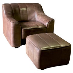 Used De Sede Armchair and Ottoman