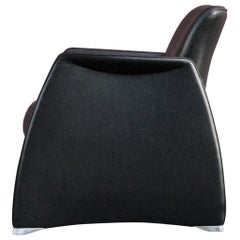 Retro De Sede Black Leather Armchair