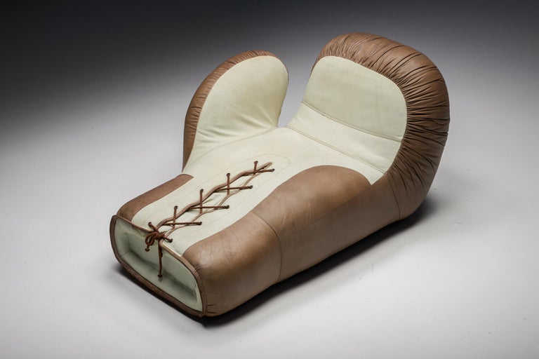 Late 20th Century De Sede Boxing Glove Lounge Chair Ds 2878, Swiss Design, 1978 For Sale