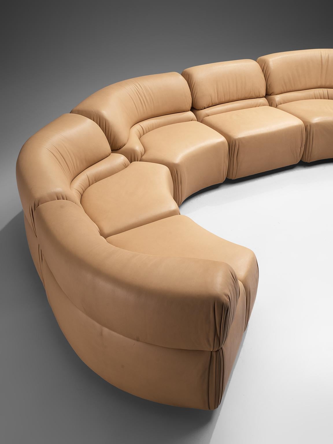 Late 20th Century De Sede 'Cosmos' in Beige Leather