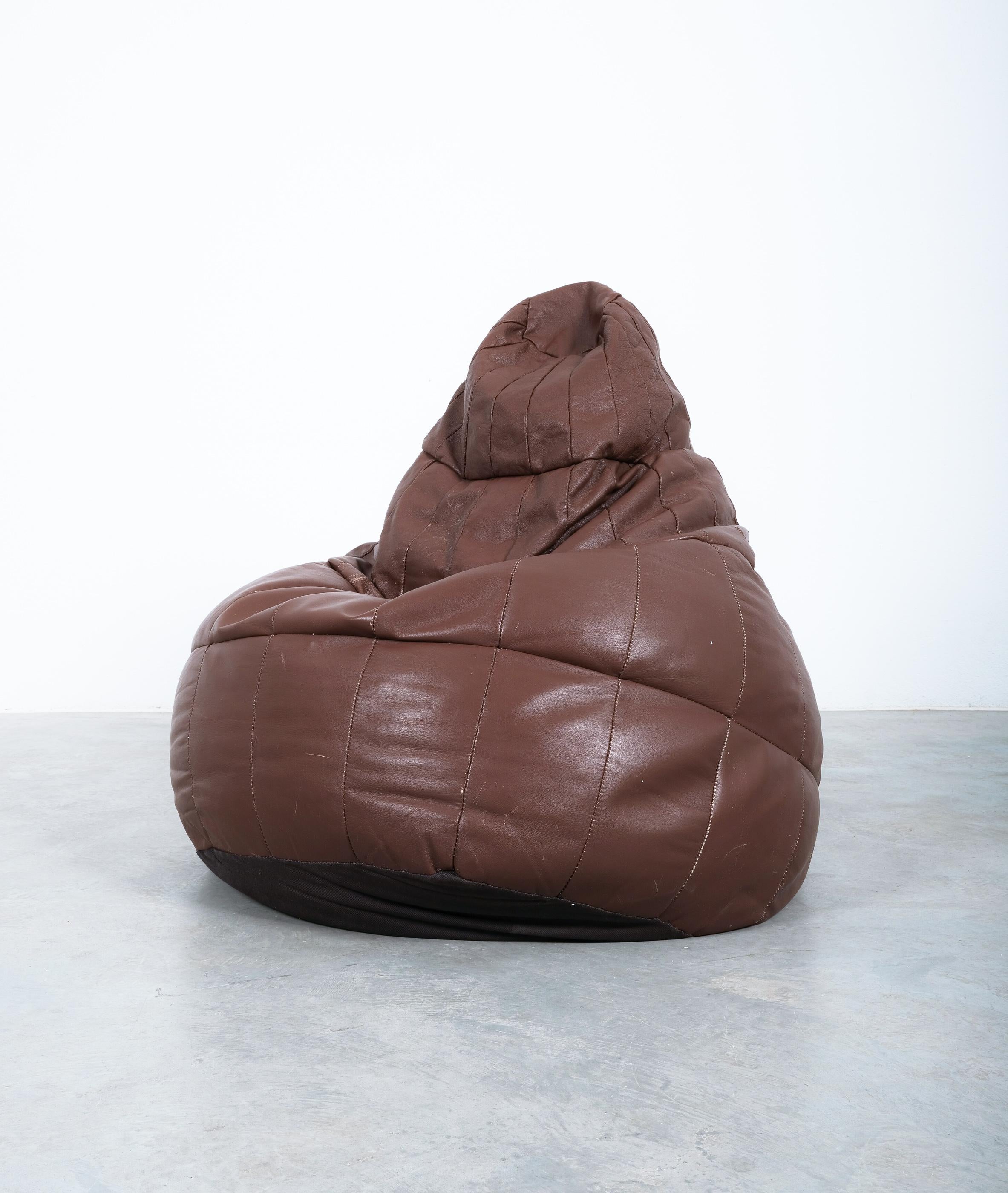 real leather bean bag chair