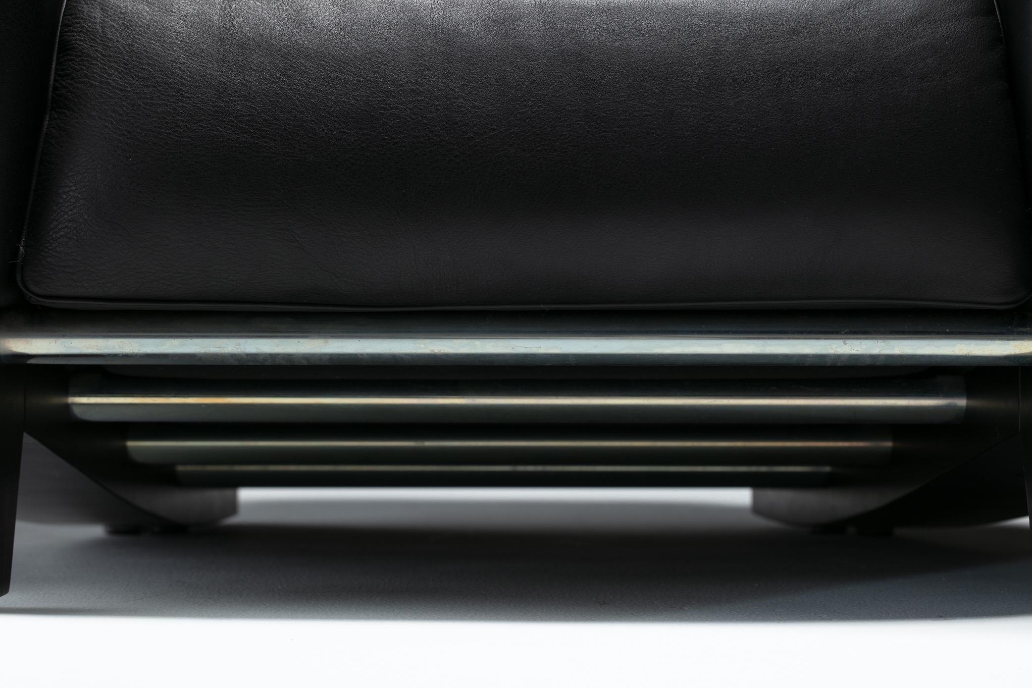 De Sede Bugatti Chair by Franz Romero in Black High Grade Leather, circa 1980s 6