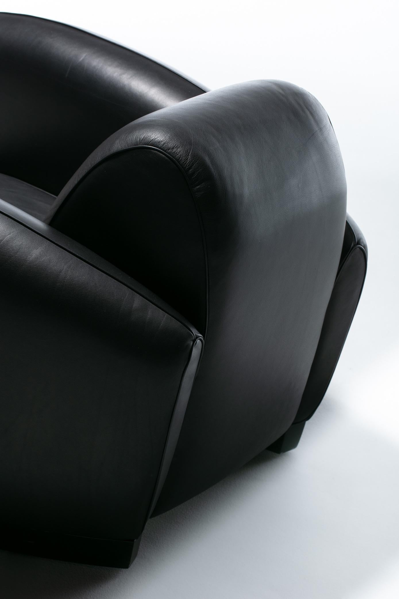De Sede Bugatti Chair by Franz Romero in Black High Grade Leather, circa 1980s 9