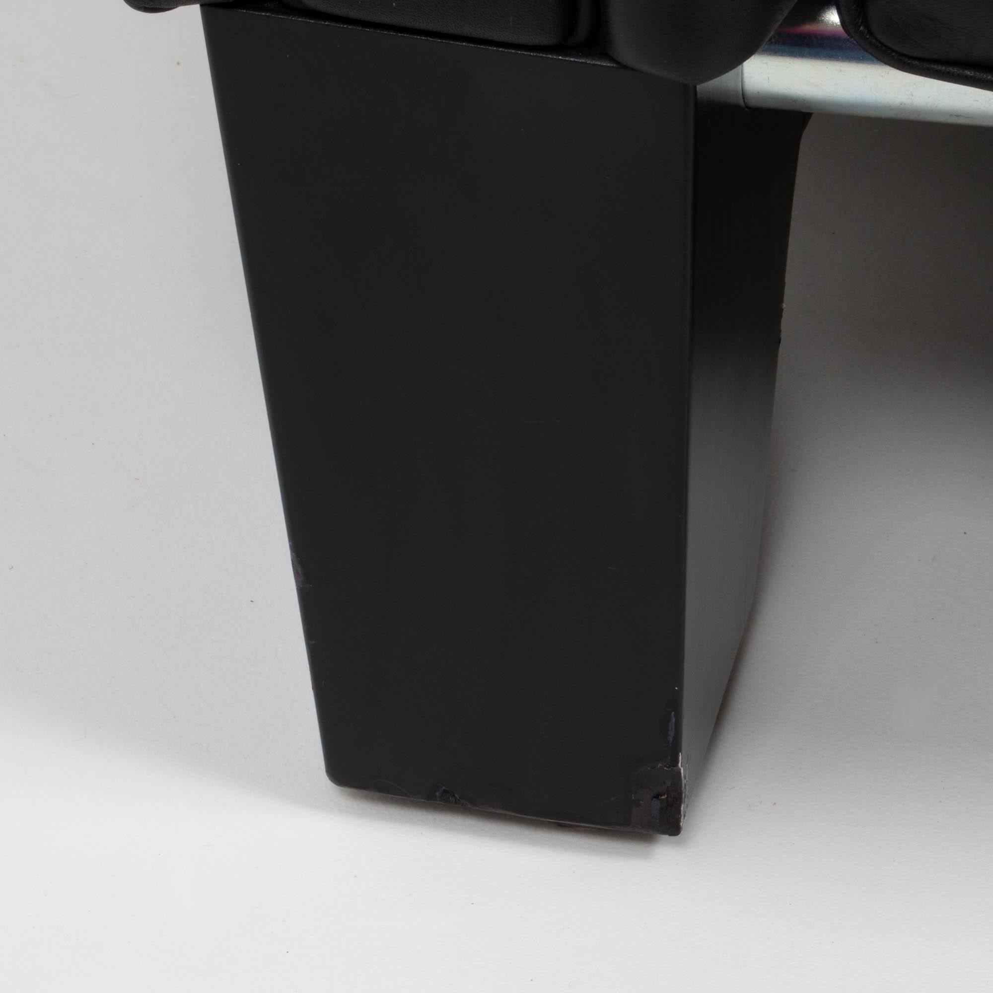 De Sede by Franz Romero DS-57 Sessel aus schwarzem und rotem Leder im Angebot 10