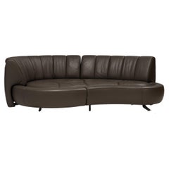 De Sede by Hugo de Ruiter Graues Leder DS-164/29 Sofa