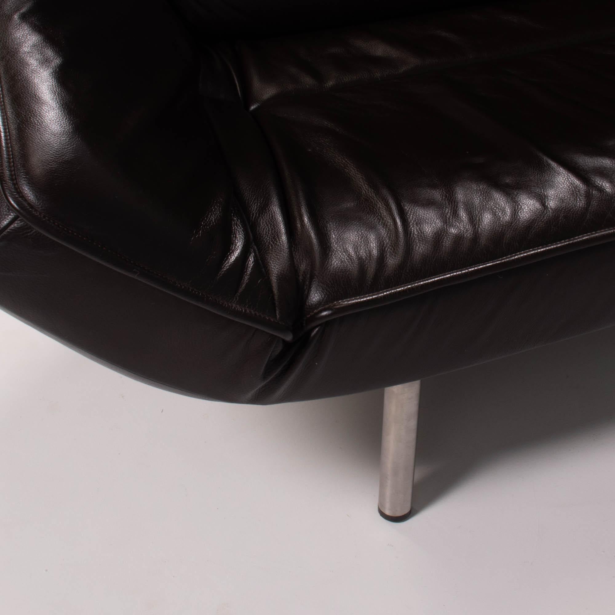 De Sede by Thomas Althaus DS-450 Brown Leather Sofa 5