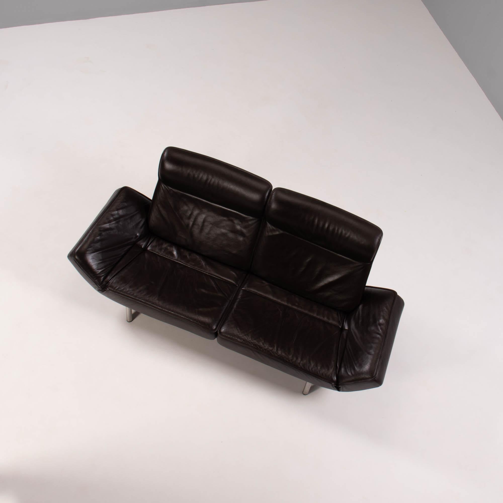 De Sede by Thomas Althaus DS-450 Brown Leather Sofa 3