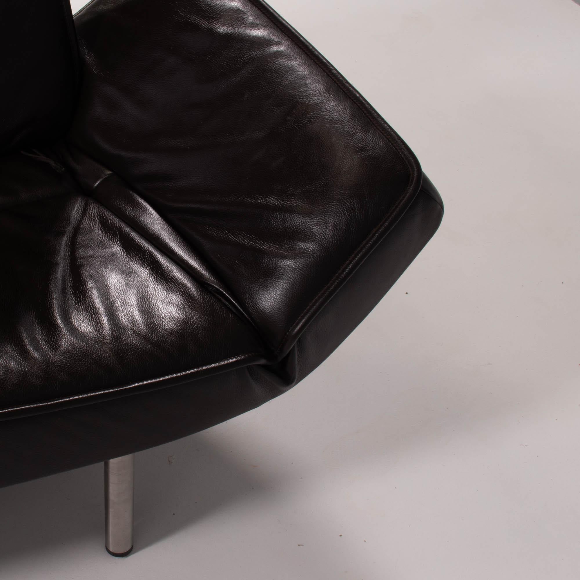 De Sede by Thomas Althaus DS-450 Brown Leather Sofa 6