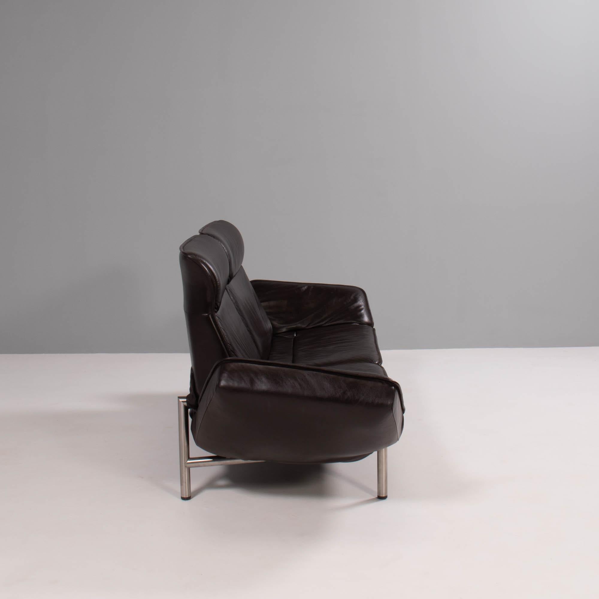 De Sede by Thomas Althaus DS-450 Brown Leather Sofa 2