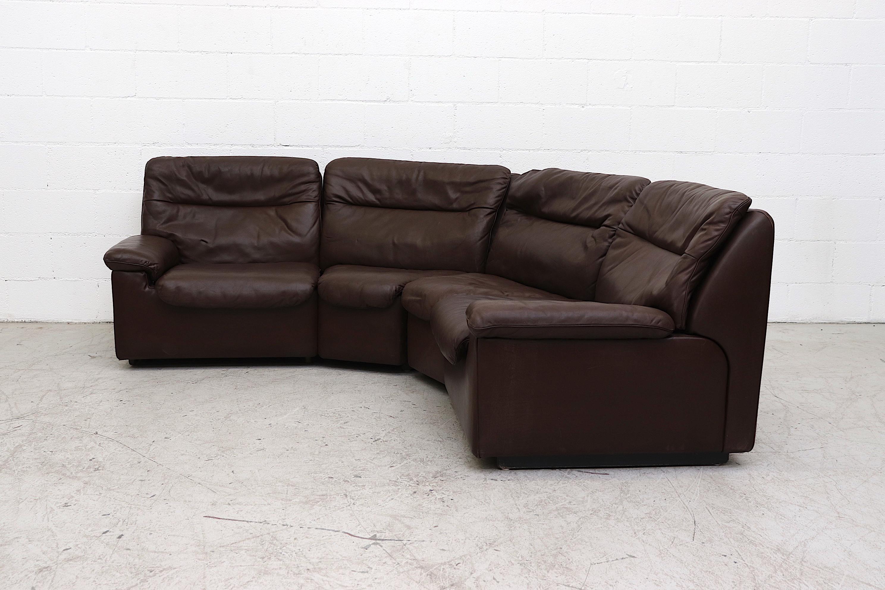 chocolate leather couch