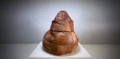 De Sede Cognac Leather Patchwork Bean Bag, Pouf, 1970s, Switzerland
