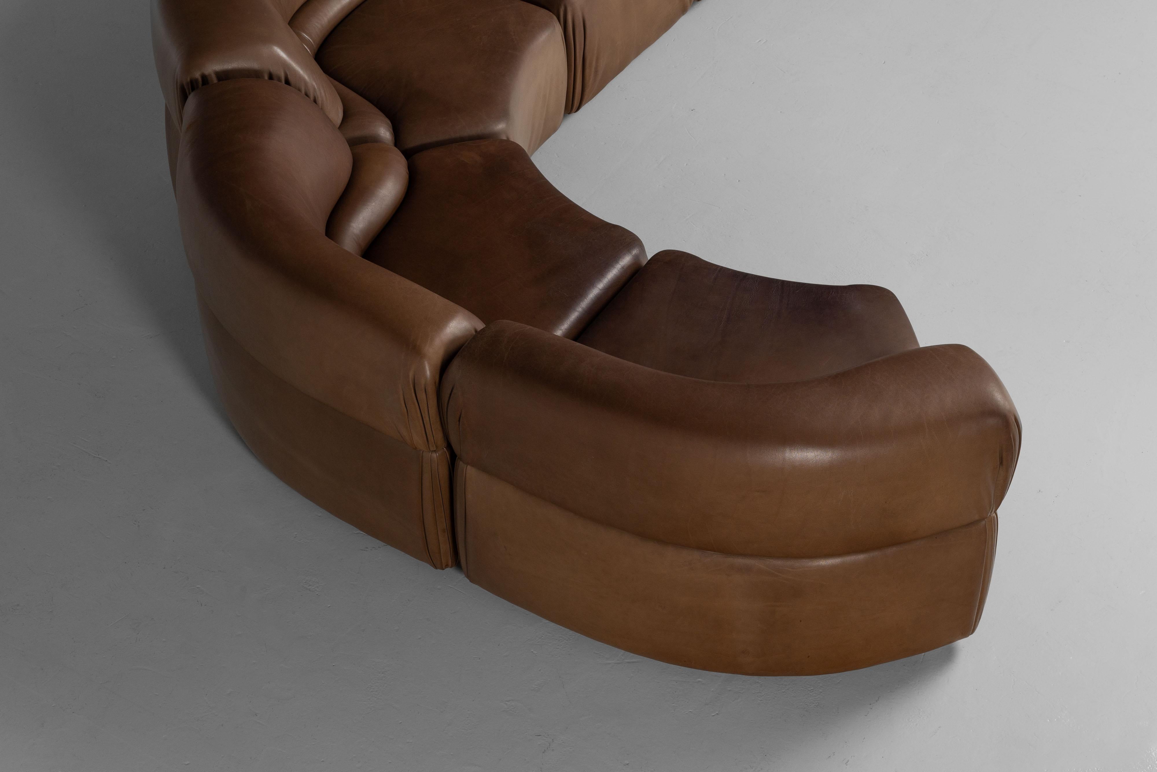 De Sede sofá modular cosmos Suiza 1970 Cuero