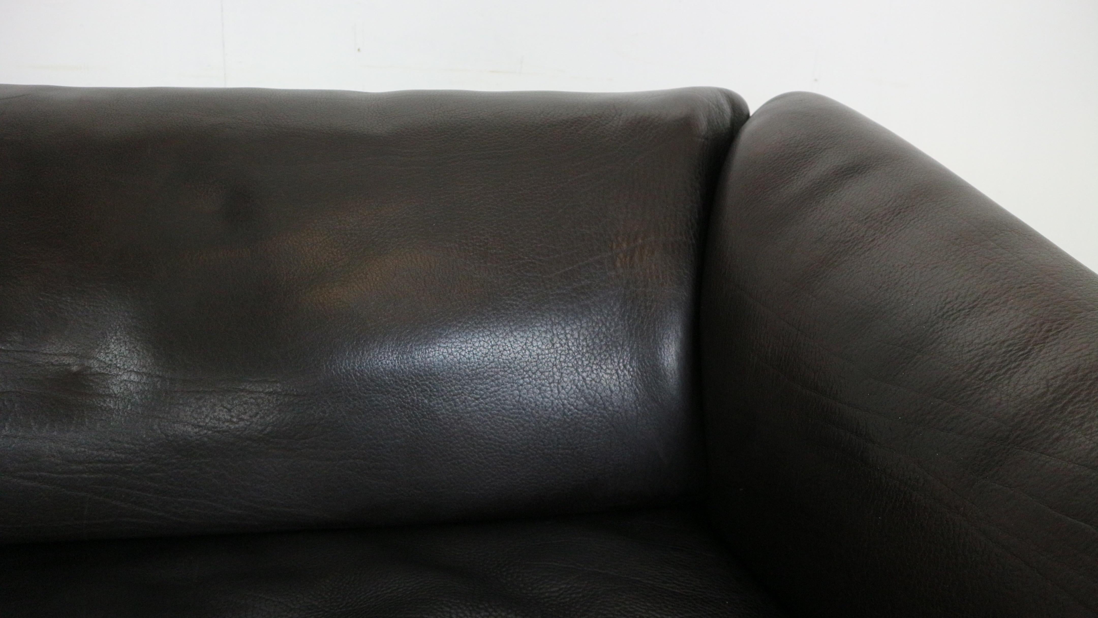 De Sede Dark Brown Buffalo Leather 2-Seater 