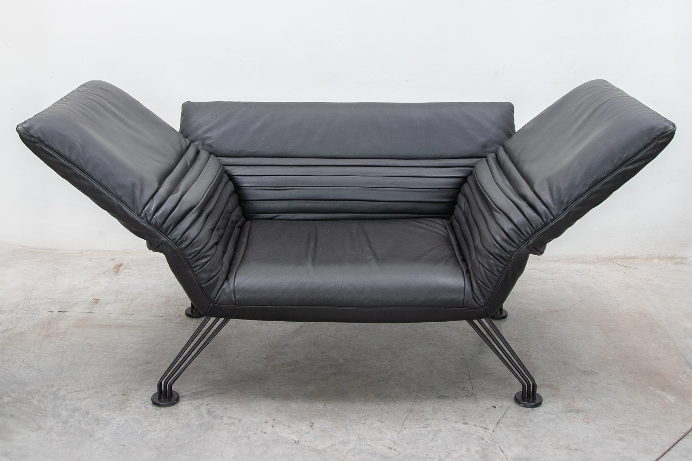 Metal De Sede Daybed, Lounge Chair designed by Winfried Totzek Model 