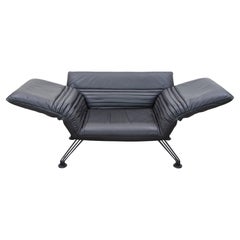 De Sede Daybed, Lounge Chair designed by Winfried Totzek Model "DS-142" Black