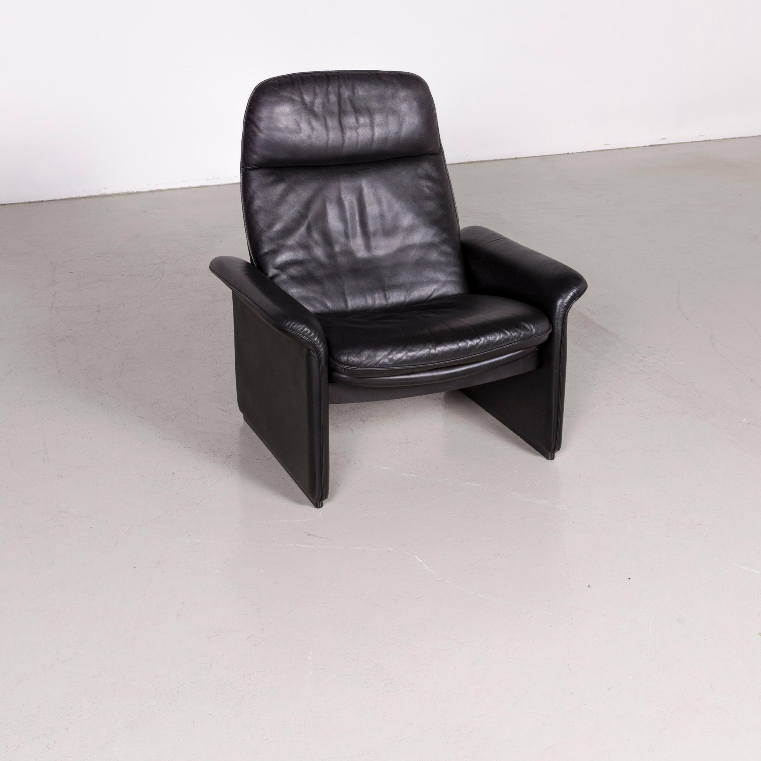 De Sede designer DS 50 leather relax armchair chair black modern.