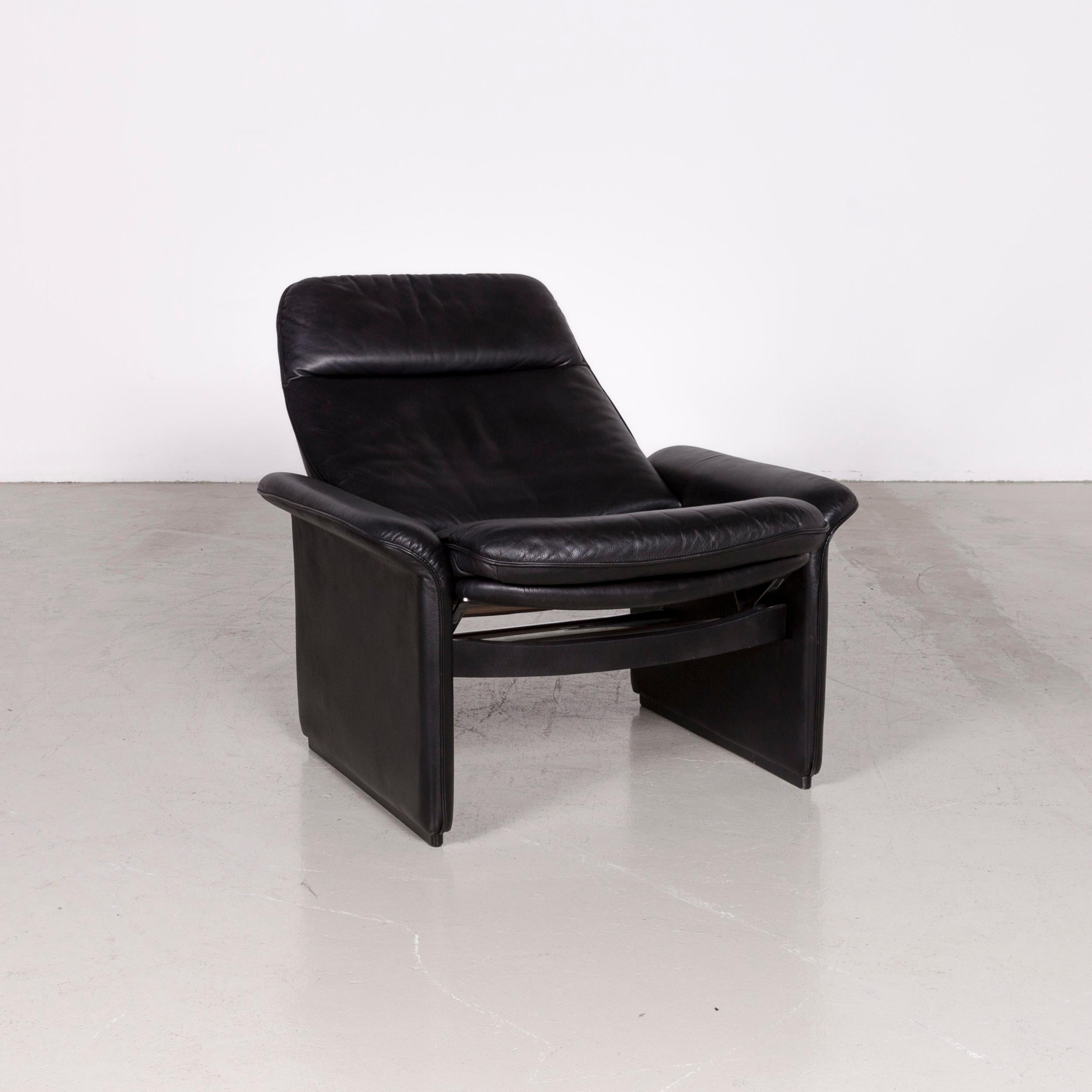 De Sede Designer Ds 50 Leather Relax Armchair Chair Black Modern In Good Condition For Sale In Cologne, DE