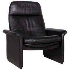 De Sede Designer Ds 50 Leather Relax Armchair Chair Black Modern